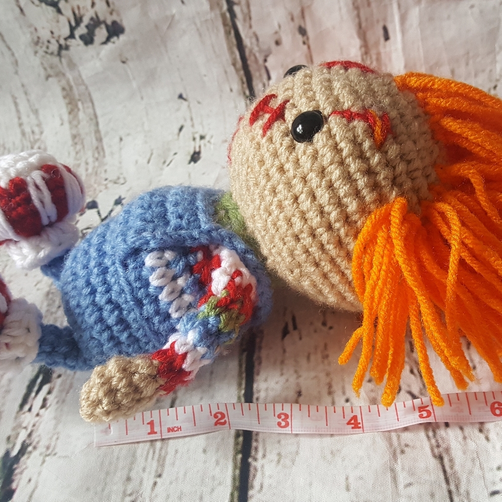Crochet Chucky Inspired Amigurumi - Picture 6 of 16